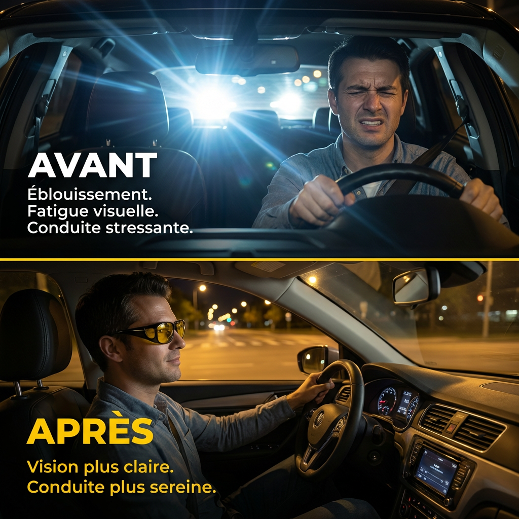 Lunettes Filtre Anti-Éblouissement